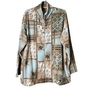 Vintage TanJay Cozy Fleece Coat Sweater 2X